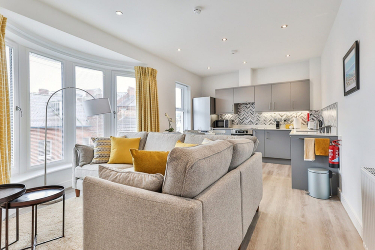 Living room, Apartment Near Filey's Sandy Beach, No Deposit, North Yorkshire