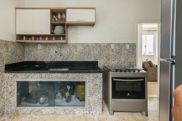 Private kitchen 5, 3-bedroom Apt and Ocean View Edi0302, Salvador
