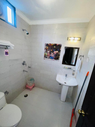 Bathroom, Upper city heart hotel #Atithi Devo Bhava #Mountain View # Cheap Hotel Best Prices Guaranteed with D, Kangra
