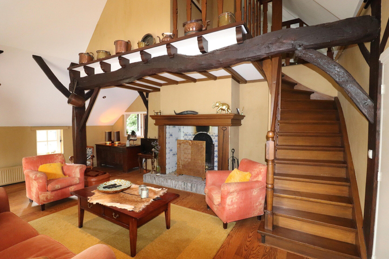 Living room 2, Villa in Ommen With Private Pond, Hardenberg