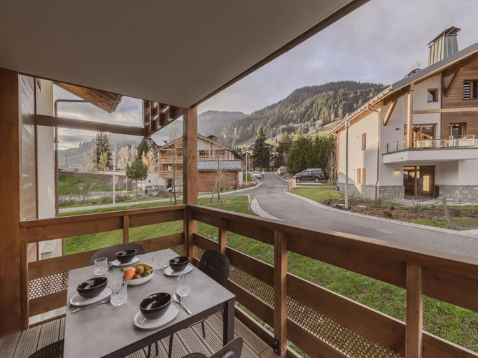 View from property 4, Apartment in The Residence L' Eclat des Veria, Haute-Savoie