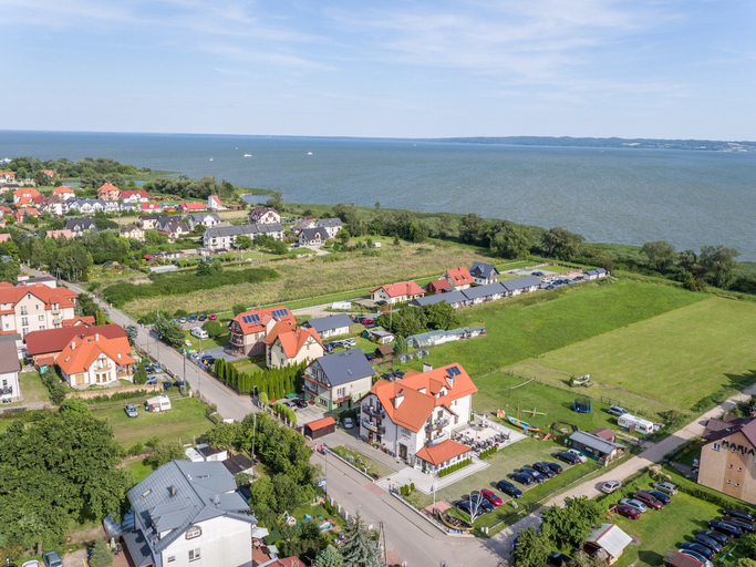 View from property 2, Apartment with a balcony, garden with barbecue, Nowy Dwór Gdański