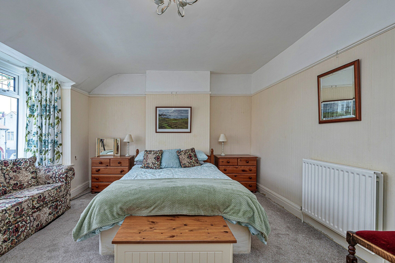 Bedroom 3, Cottage in Rhos-on-sea Near Sandy Beach, Conwy