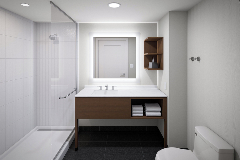 Bathroom 5, Staybridge Suites ORLANDO UNIVERSAL BLVD by IHG, Orange