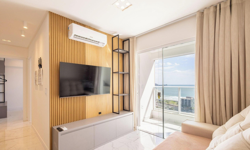 Living area, Ocean View Apt 550m From the Beach Gev1304, Itapema