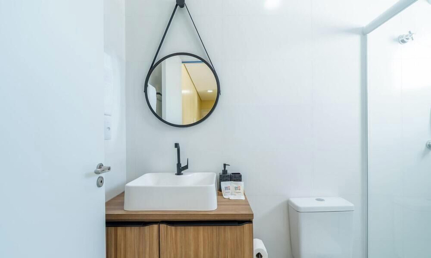Bathroom 4, Complete Stay by the Sea, Just 10 Meters From the Beach - Aars, Florianopolis
