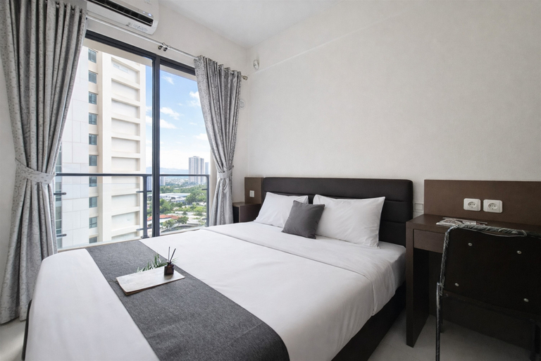Bedroom 2, Studio with Simple Style at Sky House BSD Apartment By Travelio, Tangerang Selatan