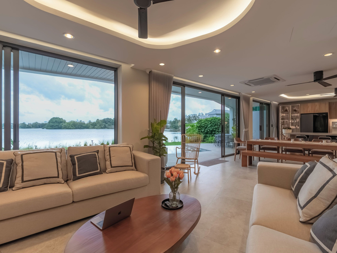 Living area 2, Lakeside 5br New Pool Villa, Phuket Island