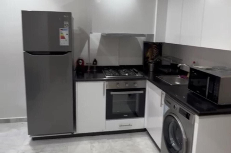 Private kitchen, Remarkable 1-bed Room Apartment in Marrakech, Marrakech