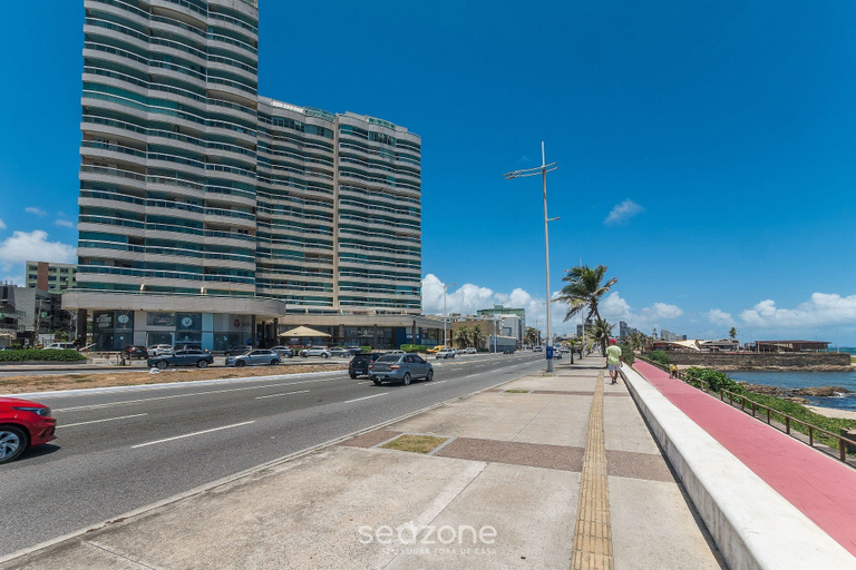 Parking, Apt Sea View in Front of the Beach Ptv0912, Salvador