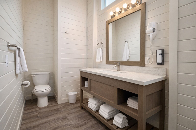 Bathroom 3, Luxury Tiny Homes - Deluxe King Room, Coconino
