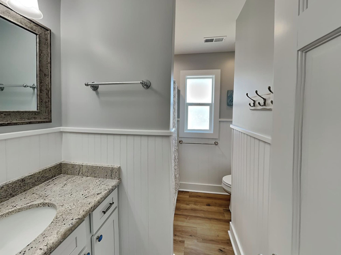 Bathroom 3, Sea Paradise Cottage by Topsail Realty, Pender