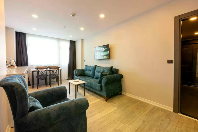 Living area, Venesia Hotel, Arsin