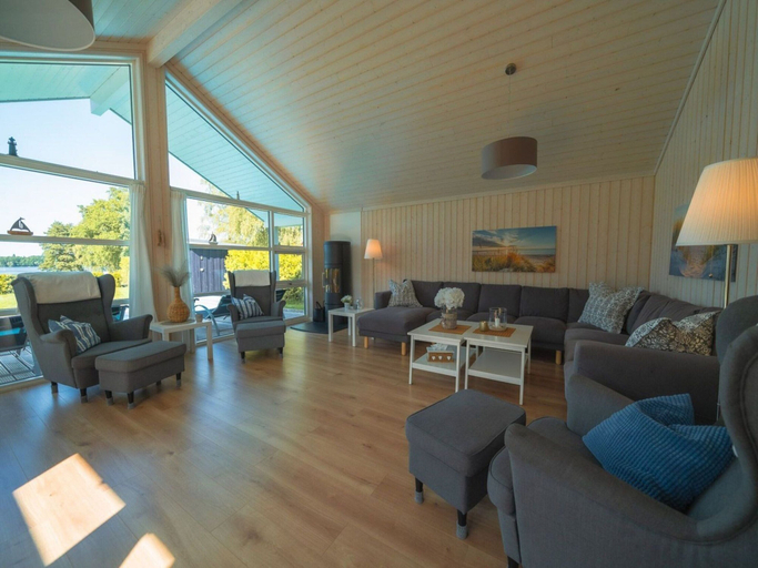 Living room 4, Ferienhaus mit Pool und Sauna am Duemmer See, Ludwigslust-Parchim