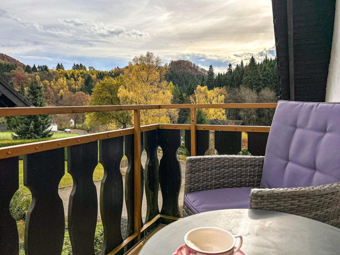 Balcony, Wohnung im Malerischen Elkeringhausen, Hochsauerlandkreis