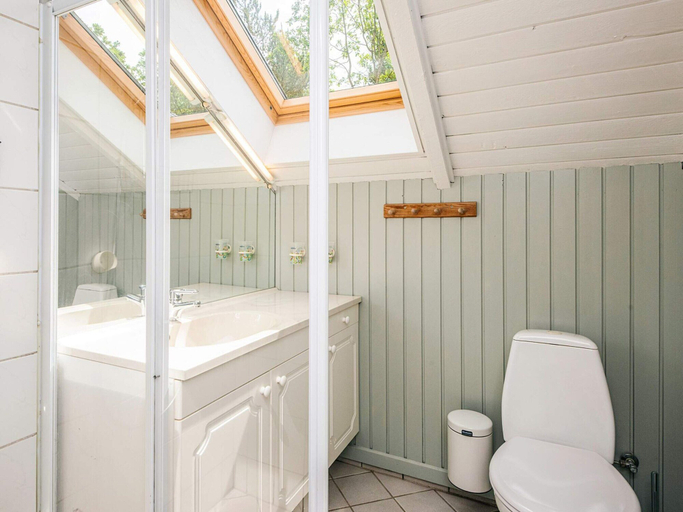 Bathroom, 4 Person Holiday Home in Norre Nebel, Varde