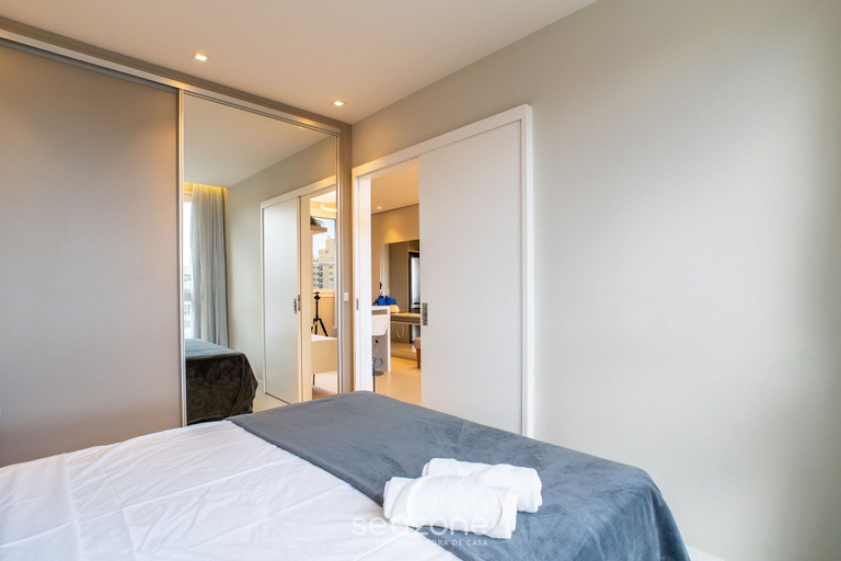 Bedroom 5, Condominium With Pool in Downtown Florianopolis - Cjos, Florianopolis