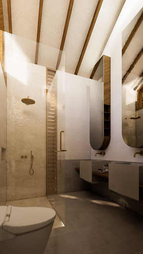 Bathroom, Villa Meru, Badung
