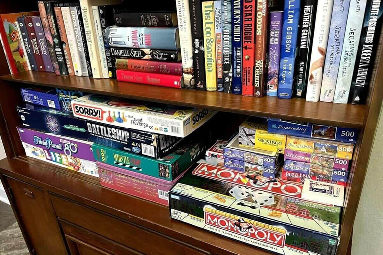 Game room, Deer Ridge Retreat, Swain