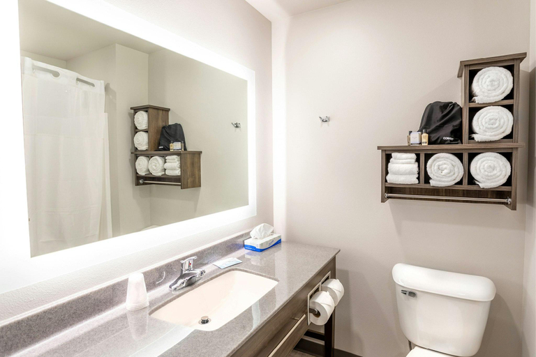 Bathroom 4, My Place Hotel - Redding, CA, Shasta
