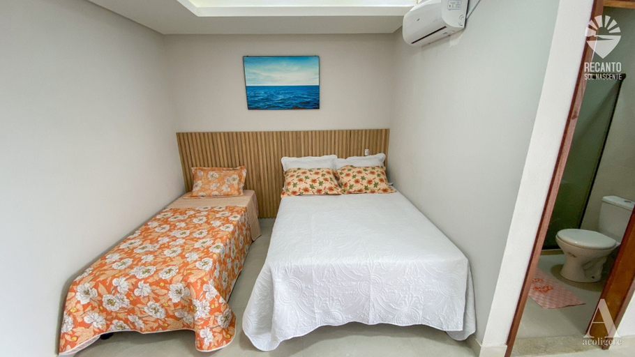 Bedroom 2, Pousada Recanto Sol Nascente, Rio Formoso