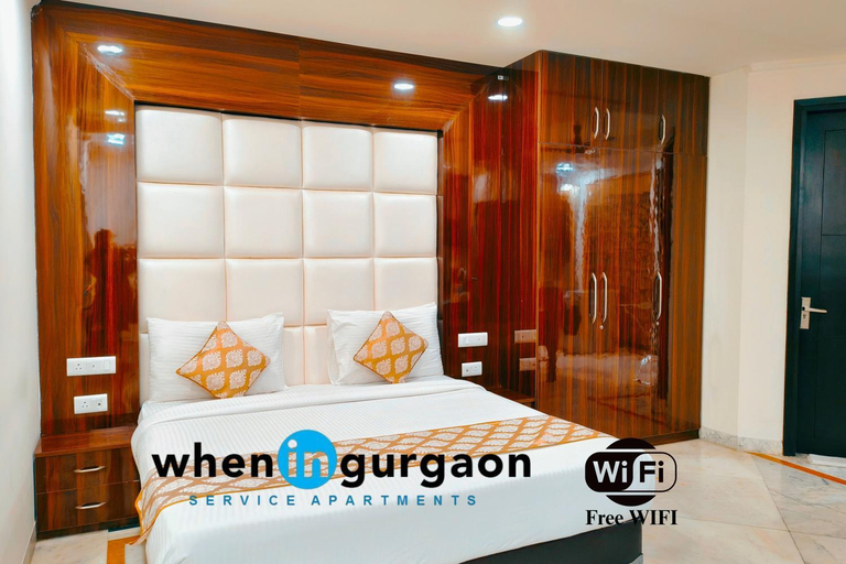 Bedroom 2, When In Gurgaon - ARTEMIS HOSPITAL 1 Min Walk , Gurgaon