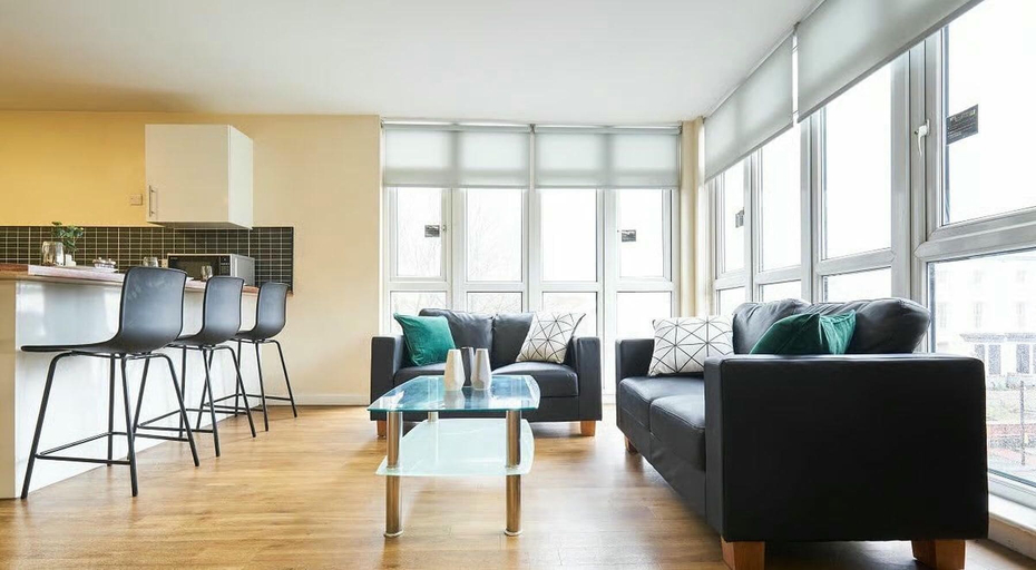 Living area, Students Only Park View, Manchester