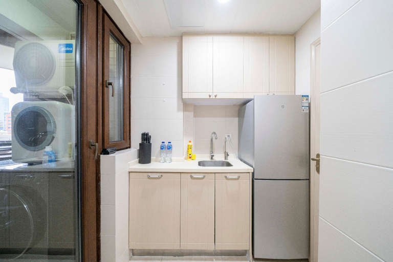 Kitchen 2, Tyms Modern 1BR APT Garden, Shanghai