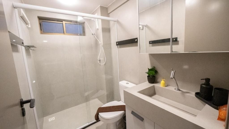 Bathroom 3, Flat 303-FM20 na praia de Cabo Branco, João Pessoa