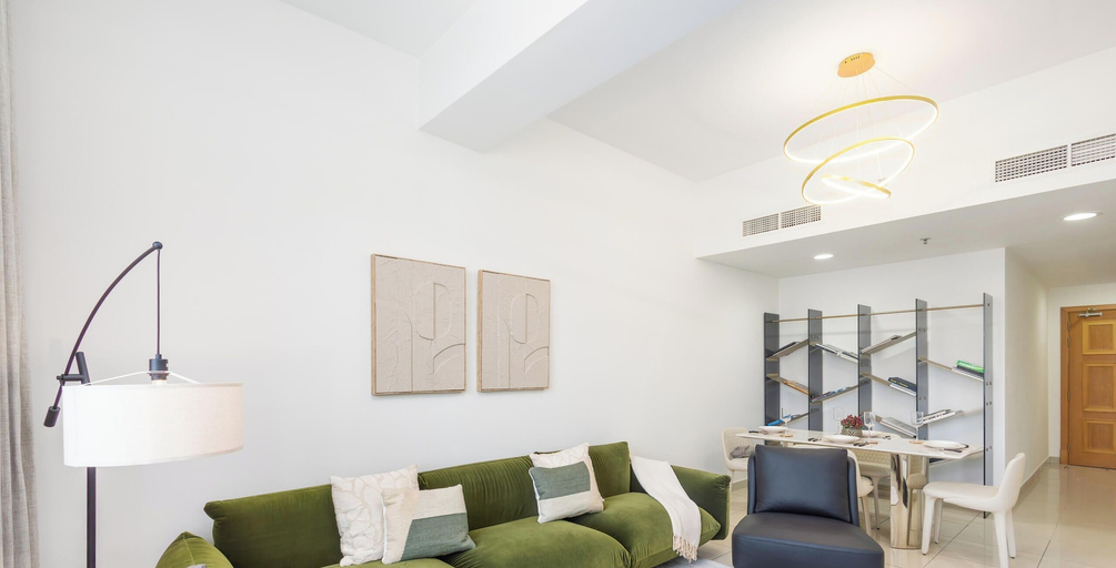 Living area 2, LUX The Armada Suite JLT, Dubai