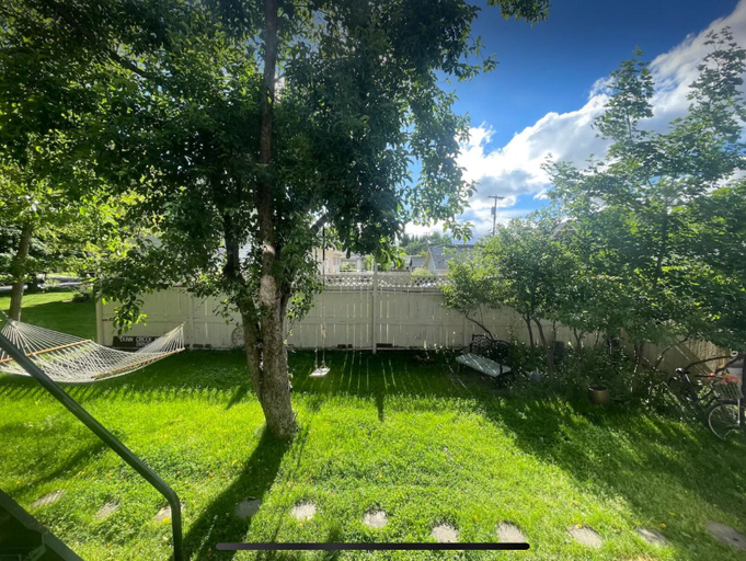 View from room 2, This Old Frat House, Missoula