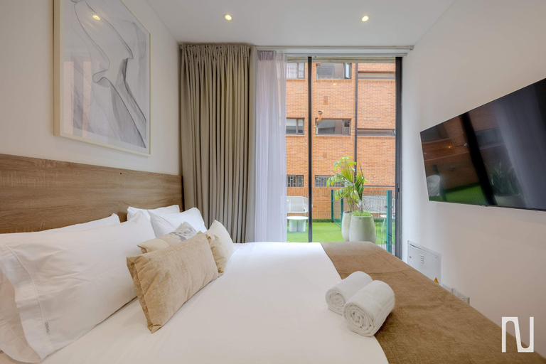 Room 3, NOK Stylish 1-bedroom With Terrace on Calle 94, Santafé de Bogotá