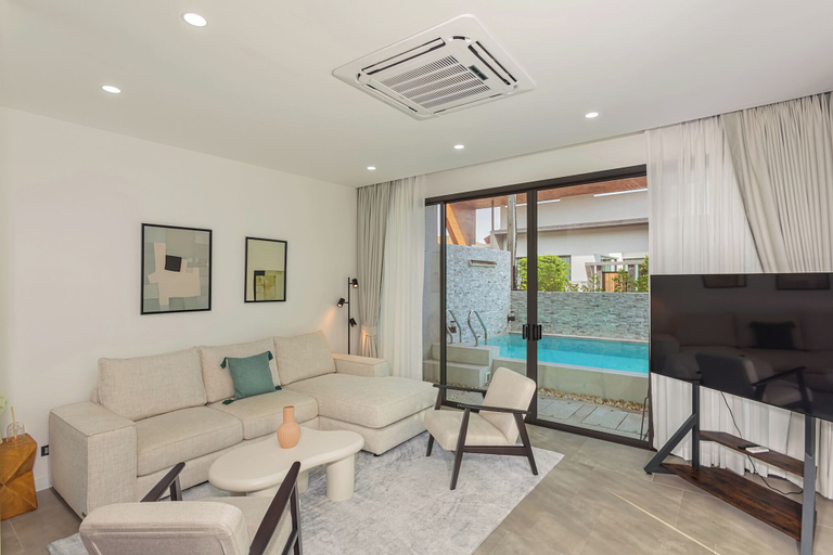 Living area 2, 2 bedroom pool villa in Chalong Phuket, Pulau Phuket