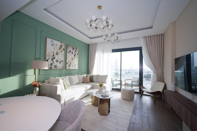 Interior 3, City Walk Gem: Cozy 1BR With Balcony, Dubai