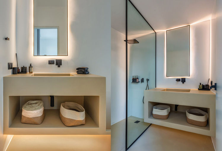 Bathroom 2, Paros Villa Skylines Estate I, South Aegean