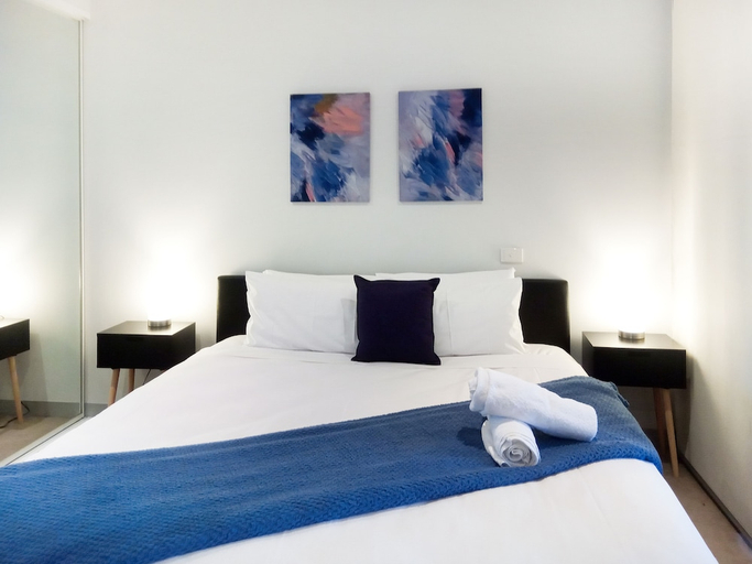 Bedroom 3, Short Stay Apartment at Flinders, Melbourne