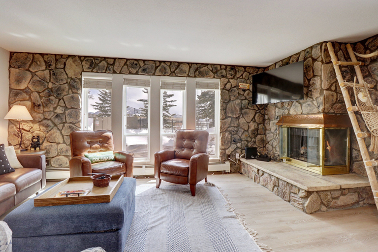 Living area 2, Cozy Dillon CO Condos, Summit
