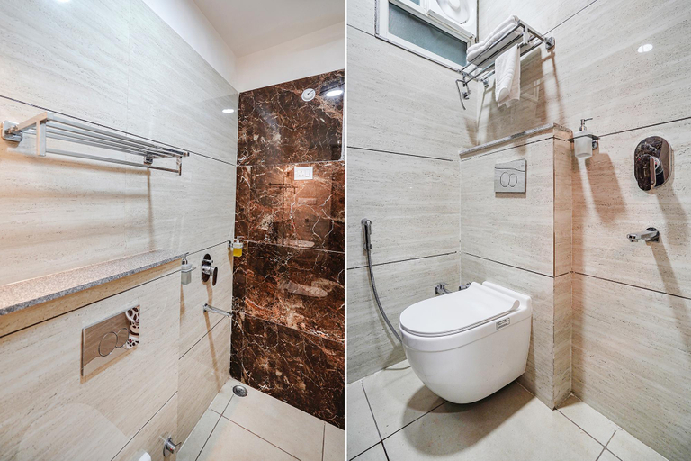 Bathroom 4, FabHotel Prime Jashan Paradise - MP Nagar, Bhopal