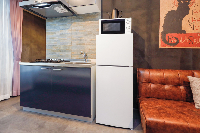Private kitchen 2, Flat K Plum Umegaoka by Tranova, Setagaya