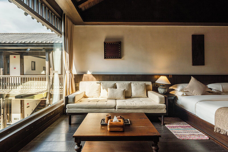 Living area 2, Floral Lux Hotel Qinghe Hotel, Dali Bai