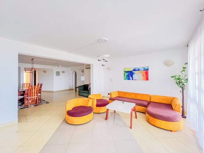 Living area 2, Pumziko Beachfront Apartments, Kisauni