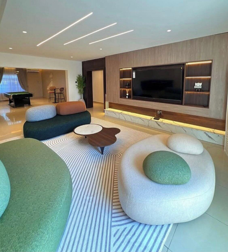 Living area, Nextdoor Apartment, Kaduna South