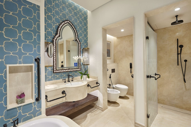 Bathroom 5, Hilton Salwa Beach Resort & Villas, Al Rayyan