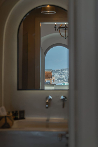 Bathroom, Two Bedroom Villa Outdoor Hot Tub- La Torre, South Aegean