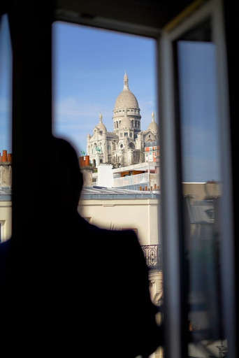 View from Hotel 3, Le Montmartre Saint Pierre, Paris