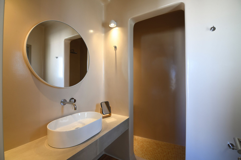 Bathroom, Santorini - Villa - Sleeps 2 - Pool - Parking, South Aegean