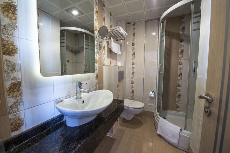 Bathroom, Atiskan Hotel, Merkez