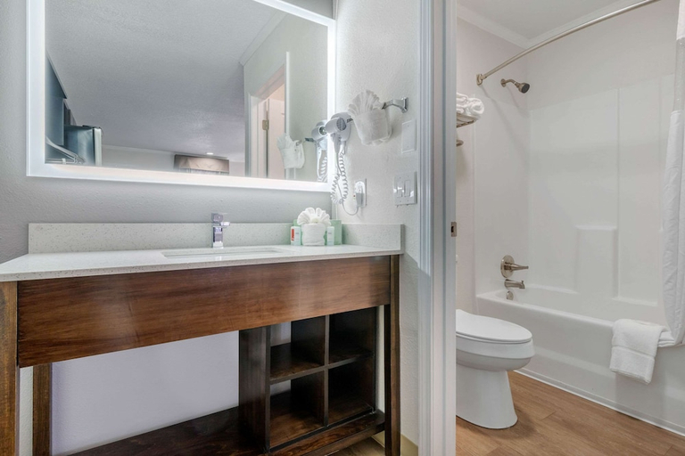 Bathroom, Suburban Studios at the University, Horry