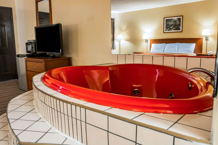 Bathroom, Econo Lodge Paw Paw, Van Buren