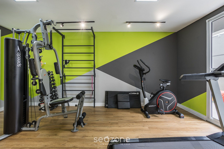 Fitness facility 5, Studio w/ Balcony 850 m From the Subway Msz0504, São Paulo